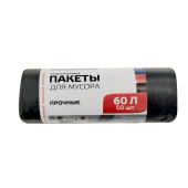 Пакет мусорный 60 л.  ПНД  50 шт. (Упакмаркет)  (30 уп.)